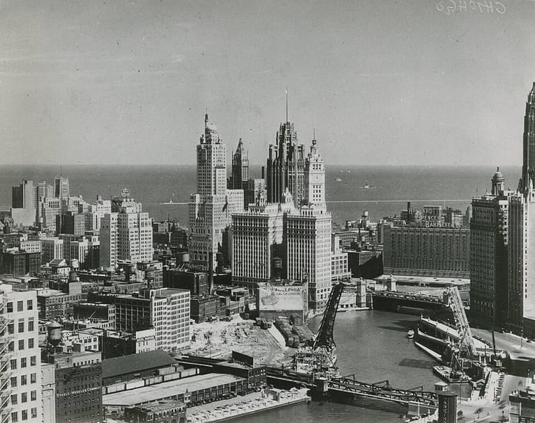 Chicago skyline, 1930s