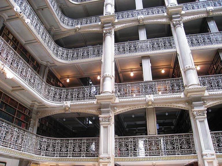 George Peabody Library view two